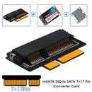 mSATA SSD to SATA 7+17 Pin Converter Card for Macbook Pro Retina 2012/iMac