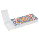 DIY Mandala Special Shaped Diamond Painting Students Pencil Storage Box
