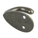Clothes Hat Coat Robe Hanging Metal Single Hook Wall Door Hangers 5pcs I7X1