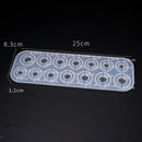 DIY Translucent Rings Shape Silicone Mold Jewelry Casting Mold 7 Different Sizes