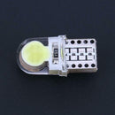 10pcs 12V T10 W5W Bulb White LED Lamp COB Silicone Shell Car Turn Side Lamp
