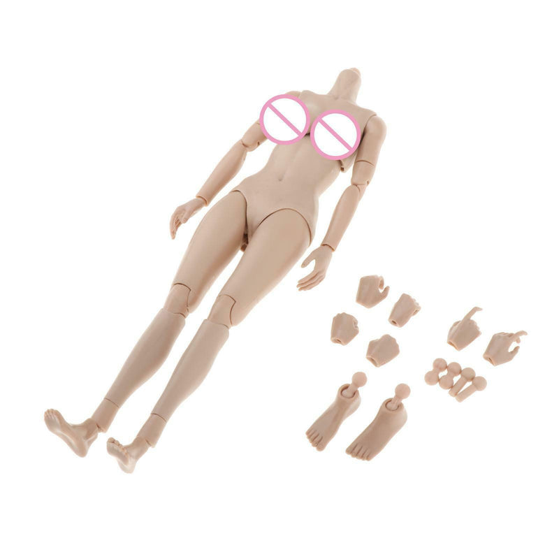 1/6 Scale Super Flexible Female Rude Body 12inch Action Figures Moveable Joints