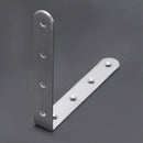 125 mm x 125 mm right angled stainless steel Corner wall bracket Corner Fas U7H2