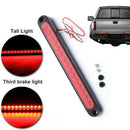 1PC 25CM 15 LED Red Sealed Trailer Truck RV Stop Tail Rear Brake Turn Light BFT