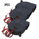 3x DC 12V Brushless Centrifugal Worm Gear Blower Mute Powerful Mini Cooling Fan