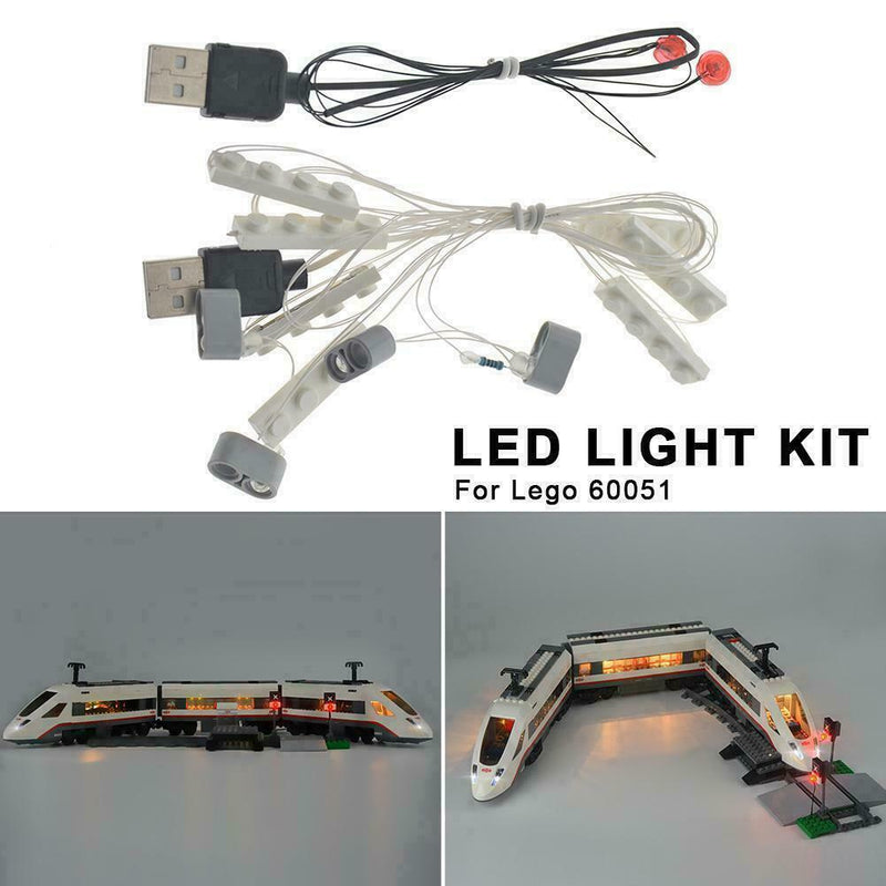 Led Light Kit For LEGO 60051Trains High-speed Passenger Favor Set Lighting U6J6
