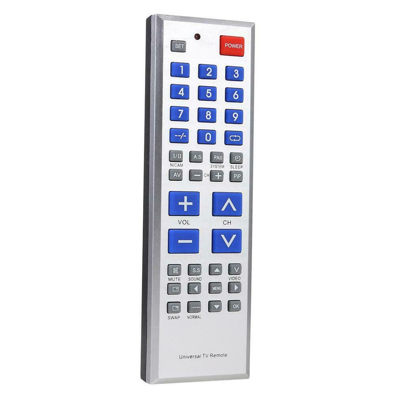 Universal TV Remote Control Oversize Key Controller for Big-button TV Sets