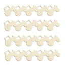 Unfinished Wood Cutout - 20 Pack Truck Shaped Wood Pieces for Wooden Craft DIY