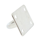 2Pc Square Pad Eye Plates Stainless Steel 8mm Shade Sail Marine Boat Fitting