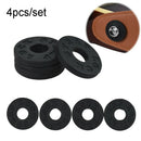 4* Electric Guitar Strap Blocks Rubber Bass Guitar Strap Lock Guitar Accessories
