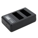 USB LCD Battery Charger EN-EL14 For Nikon D5500 D5100 D5200 D300 D3200 D310