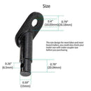 55mmBike Trailers Bicycle Coupler Elbow Angled Attachment Bracket buckle Hi Y1W6