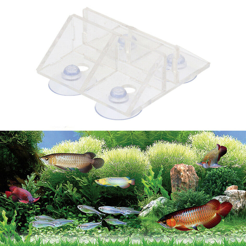 Acrylic Suction Cup Divider Holder For Aquarium Fish