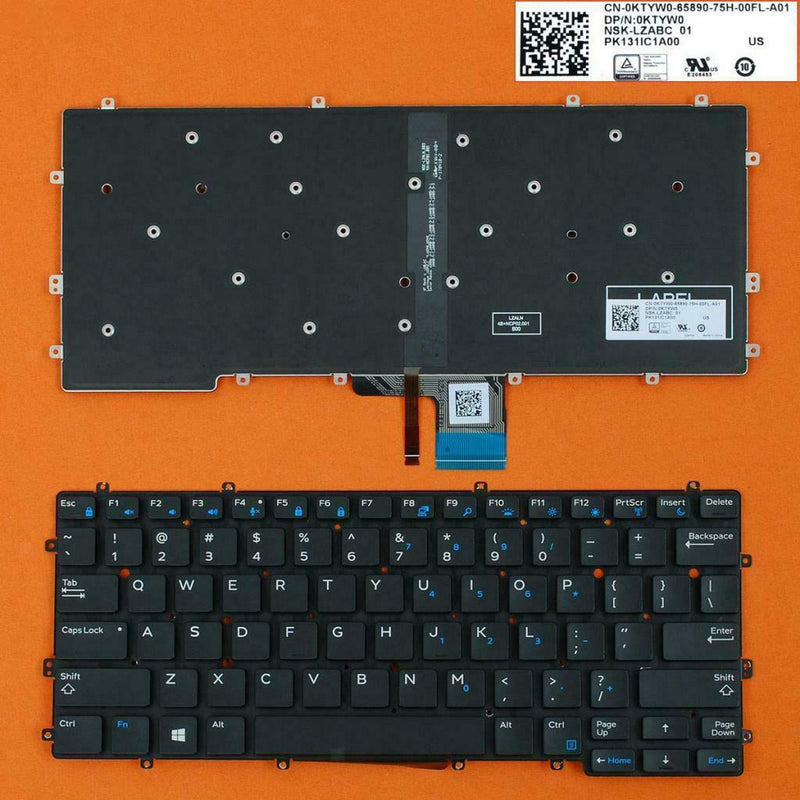 Laptop Keyboard Design US Version UU. For  Latitude E7370 7370 13 7000 13-7370,