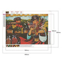 5D DIY Full Drill Diamond Painting Happy Girl Cross Stitch Decor (LG109)