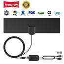 2018 Version TV Antenna, Indoor Digital HDTV Antenna Amplified 80 Mile Rang
