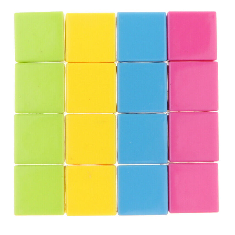 16pcs Geometric Solids Cubes - Math geometry Learning Visual Aids Mathematics