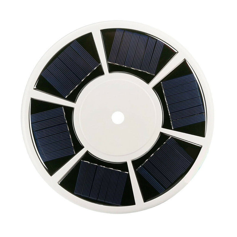 Solar Flag Pole Bright 42 LED Solar Powered Light Waterproof Energy Saving