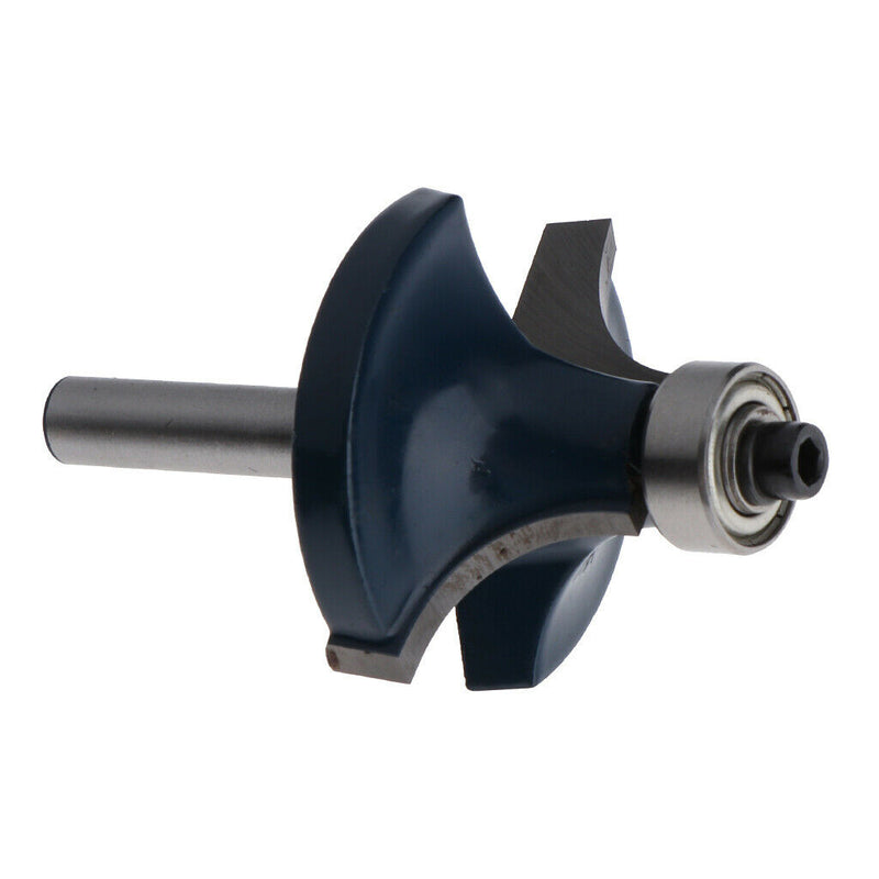 56mm Carbide 1/4'' Shank Bearing Router Bit Woodworking DIY Power Tools