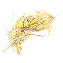 100pcs P75-LM2 Dia 1.02mm 100g Spring Test Probe Pogo Pin Receptacle Tool Set ^