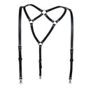 Men's PU Leather Chest Body Harness Belt Adjustable Buckle Straps Club Wear