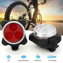 USB Rechargeable LED Bright Bicycle Bike Headlight Set J5O2 Lamp Waterproof A9Z8