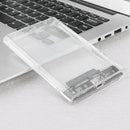 2.5 inch SATA HDD SSD Mobile Enclosure Transparent USB 3.1 Type-C Hard Drive Box