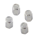 Motorbike 14x12MM Car Gray Wheel Tyre Tire Valve Dust Stem Air Cap Pack of 4