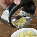 304 Stainless steel manual garlic press crusher squeezer masher kitchen tool FT