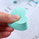 4Pcs Heart Candy Face Cosmetic Puff Cleansing Pad Sponge Wash Face Makeup Tool-