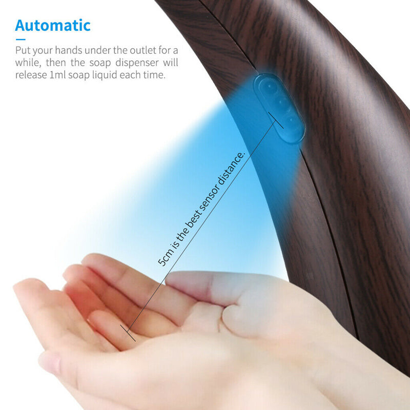 300ml Premium Touchless Battery Operated Electric Automatic Soap Dispenser w/