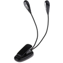 Novelty LED Clip-on Music Stand Lamp Light Reading Light Illumination 4 LED