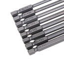8pcs Torx Screwdriver Bit Set Hex Security Magnetic Head 100MM Long   Z
