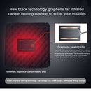 Graphene Car Electric Heating Pad Warm Seat Cushion Winter Pain Relief Pet