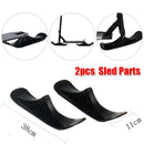 2pcs Replacement Ski Toboggan Snow Scooter Sled Parts Outdoor Winter Skiing Boat