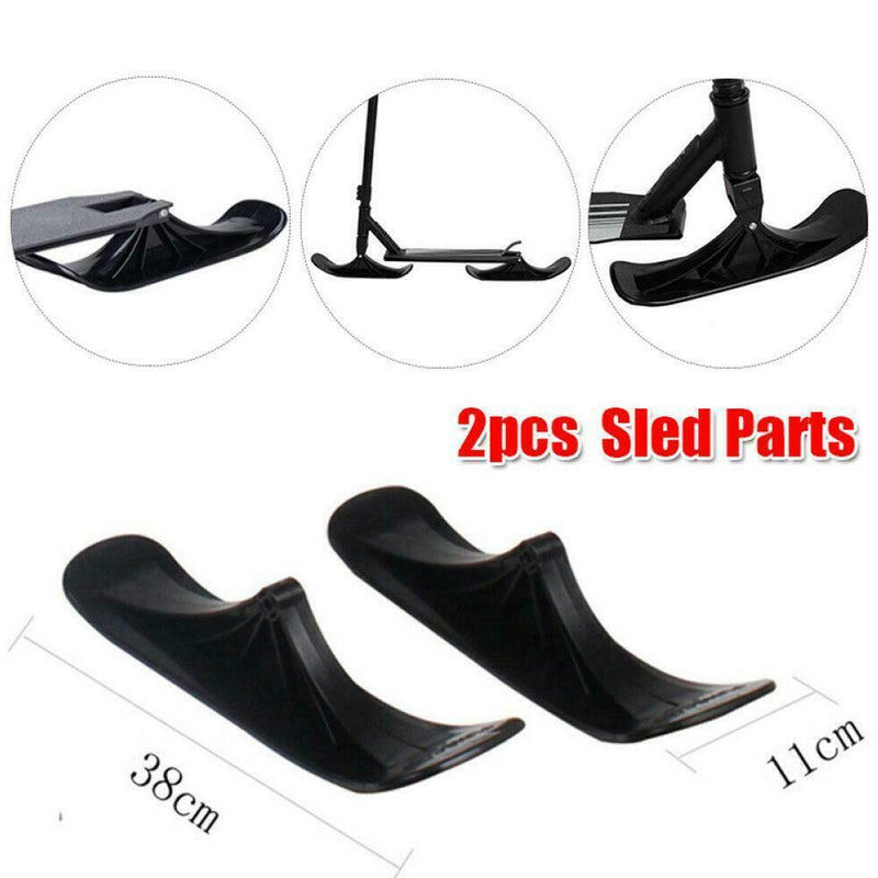 2pcs Replacement Ski Toboggan Snow Scooter Sled Parts Outdoor Winter Skiing Boat