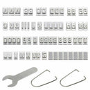 DIY BBQ Branding Iron with 55 Changeable Letters Barbecue Tool AccessoriesS Hn