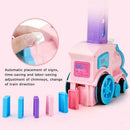Automatic Laying Domino Brick Train Car Set Plastic Blocks Toys Dominoes Ga P9H1