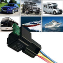 4-Pin Holder Electronic Automotive With Socket 12V Relay Fused Car Accessor Top