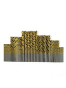 60* Titanium Drill Bit 1/1.5/2/2.5/3/3.5mm Twist Coated HSS Wood Hex Shank Tool