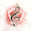 Creative Music Symbol Metal Keychain Ring Keyring Key Fob Funny Xmas Gifts liAU