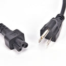 Power Cord - US/USA 3 Pin Plug to C5 Clover Leaf CloverLeaf Lead Cable 1.8mB Bj