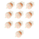 5x 10pcs Inline Fuel Filter 1/4'' 6mm High Performance