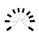 10pcs 1'' Foam Sponge Brushes Wooden Handle Painting Drawing Craft Draw MO