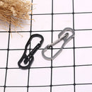 Stainless Steel Climbing Carabiner Key Chain Clip Hook Buckle Keychain Outdoor%o