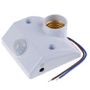 1Pc AC110-240V E27 Lamp Holder Base PIR Infrared Bulb Light Holder Sen JR