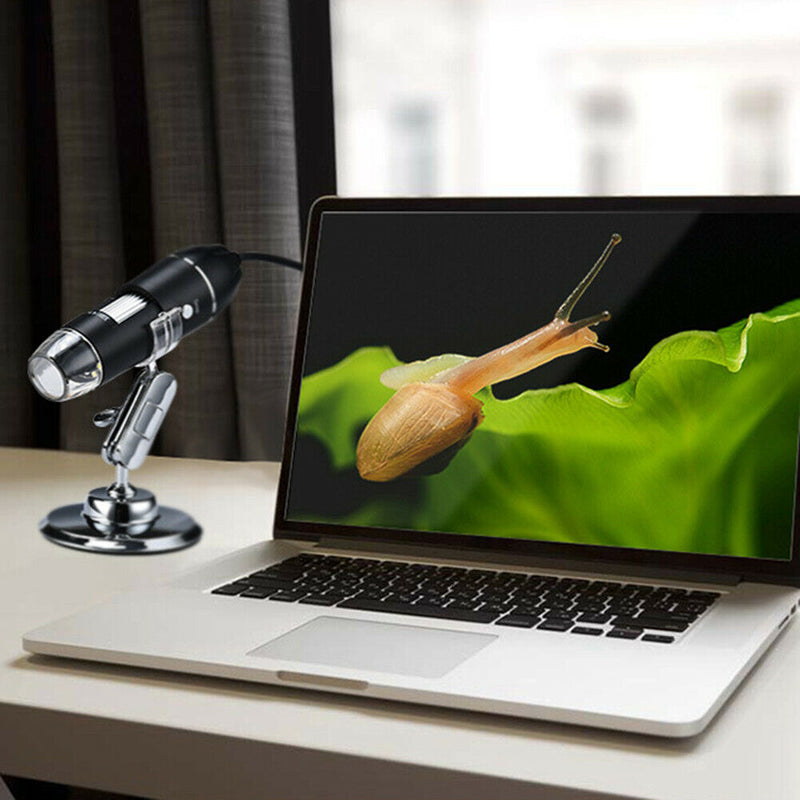 1000X USB LED Microscope Handheld Portable Digital Magnifier Camera w/Stand A