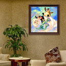 Snowman Penguin 5D DIY Full Drill Round Diamond Painting Embroidery Kits