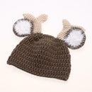 Newborn Baby Girls Boys Crochet Knit Costume Photography Props Outfits Deer