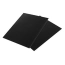 2pcs ABS Styrene Plastic Flat Sheet Plate Craft 5mm x 200mm x 250mm, Black